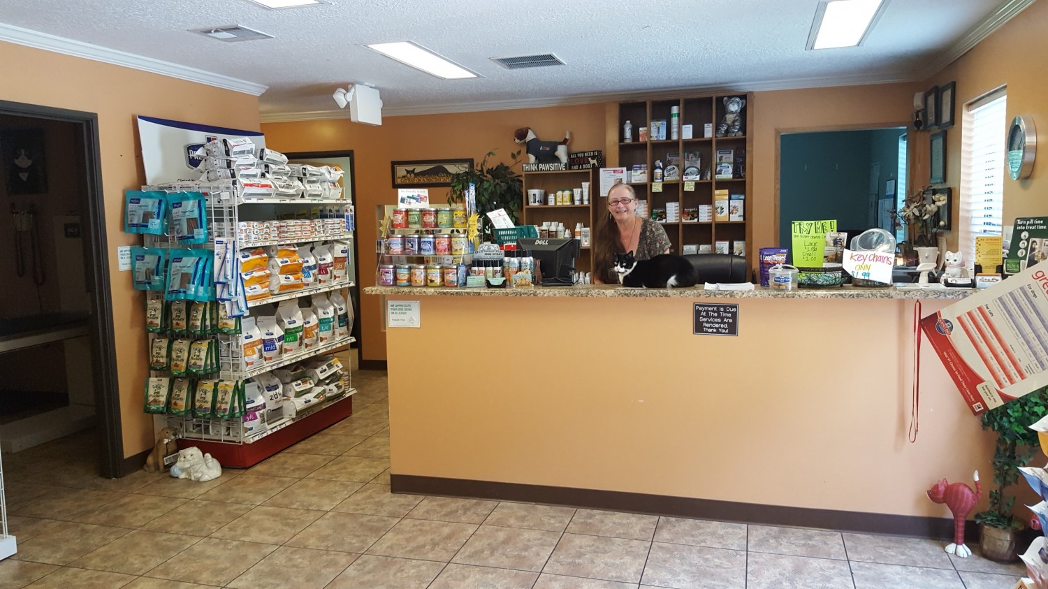 Kathy in the Lobby awaiting your visit